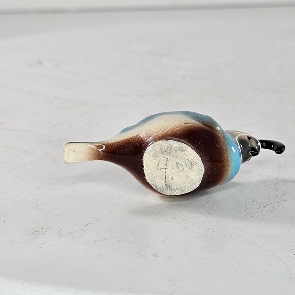 Hagen Renaker Quail Blue Bird Miniature Figurine - Picture 9 of 9